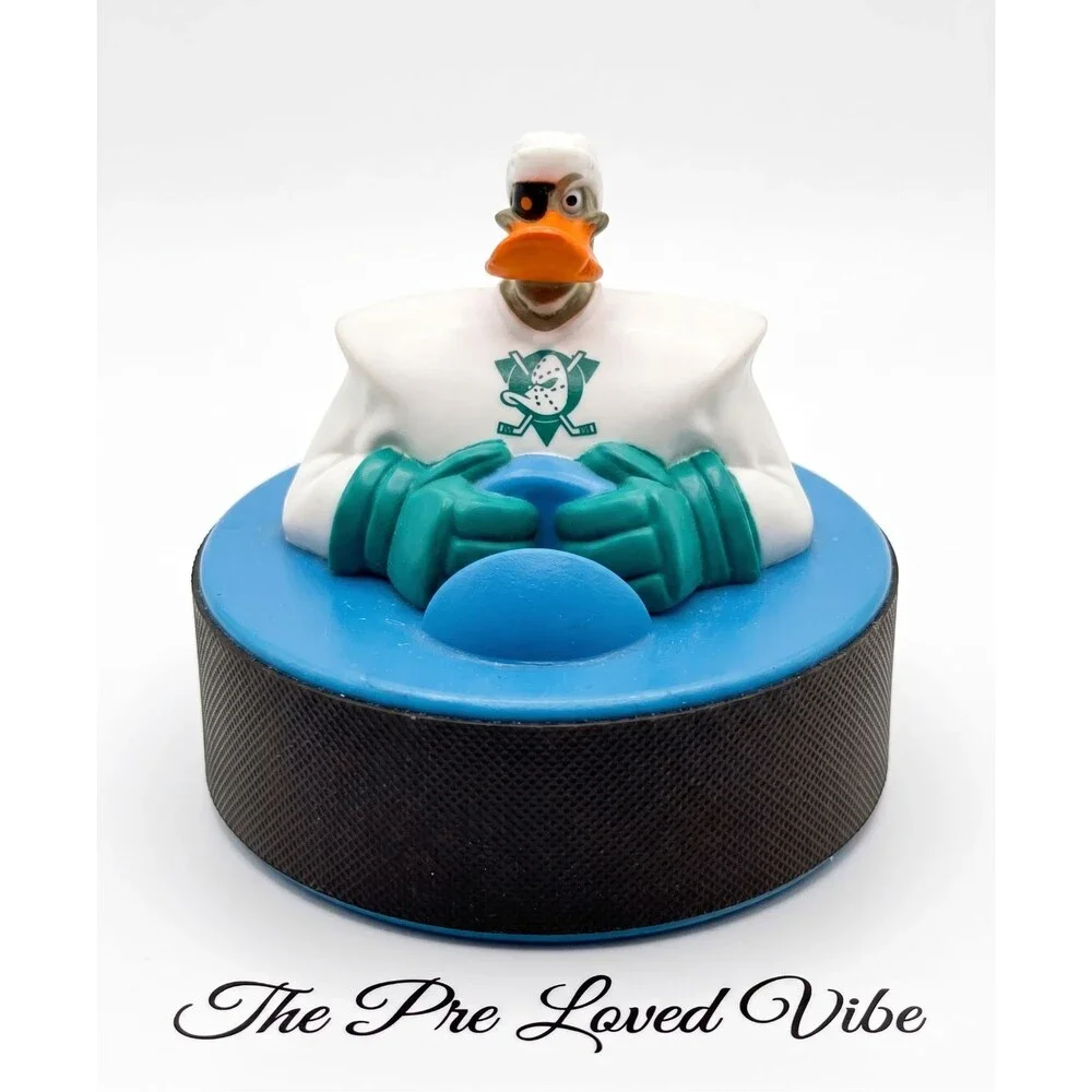 1996 DISNEY Mighty Ducks DUKE L'ORANGE Puck McDonald's Happy Meal Toy